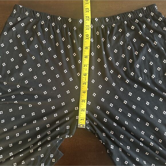 Kate Spade Pajama Set Black Light Pink Short Sleeve Modal Buttery Soft - Picture 11 of 11